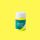 Farba do tkanin fluorescencyjna La Pajarita 35ml, Żółta